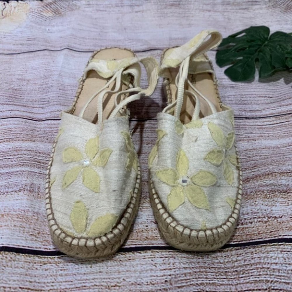 Eric Michael Floral Espadrilles Sandals size 40 - Picture 5 of 15